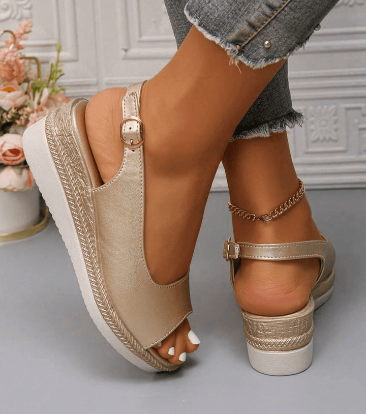 Chelsea | Sandalias de esparto con soporte ortopédico