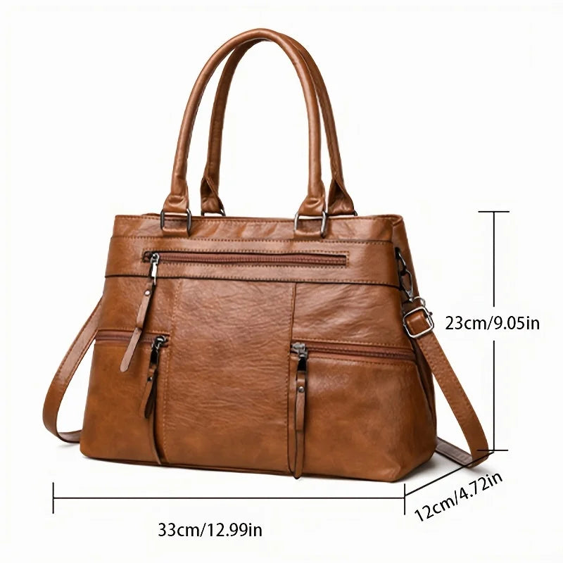Bolso tote de piel Eleanor
