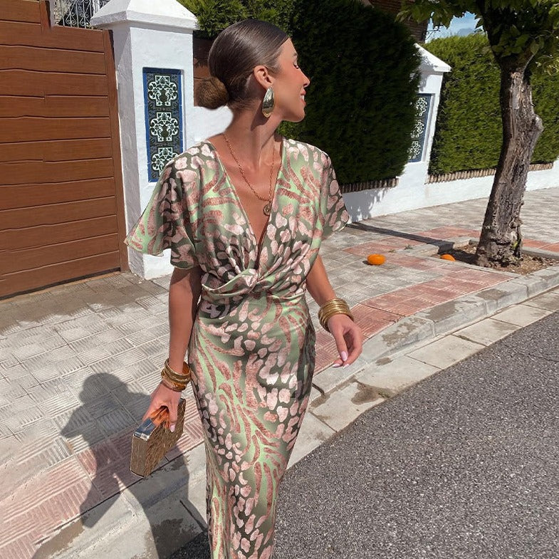 Ariella - Elegante Vestido Maxi de Seda