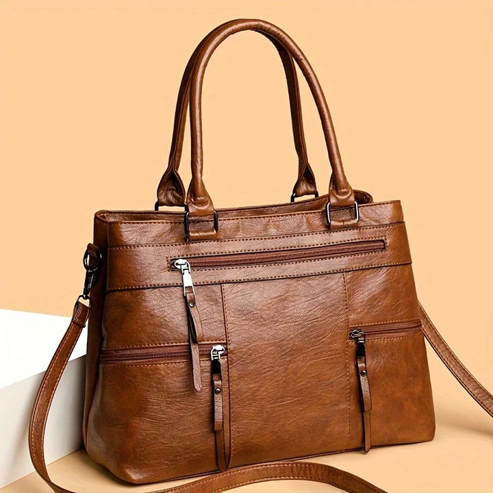 Bolso tote de piel Eleanor