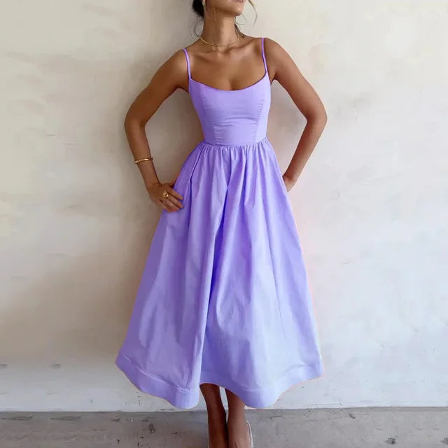 Jovie - Vestido Midi de Tirantes