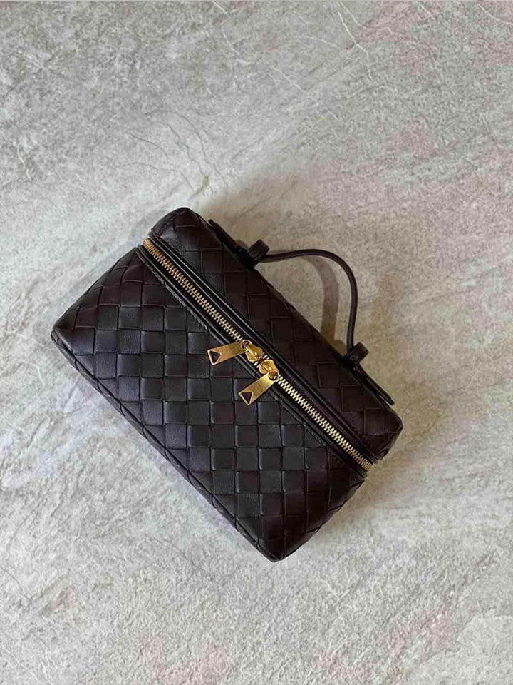 Mini Caja Celeste: Bolso de Mano