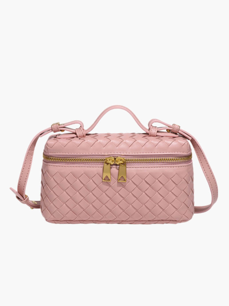 Mini Caja Celeste: Bolso de Mano