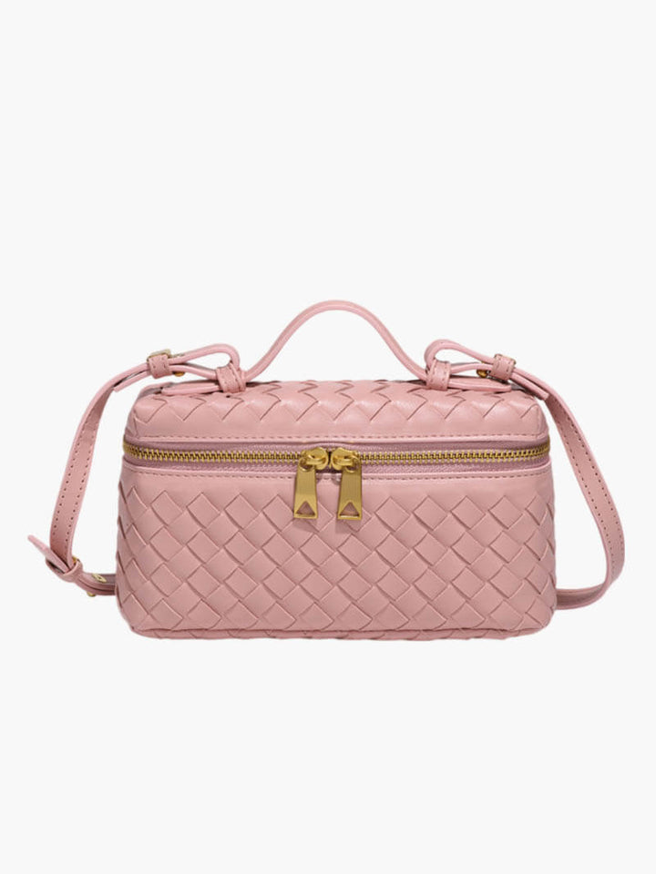 Mini Caja Celeste: Bolso de Mano