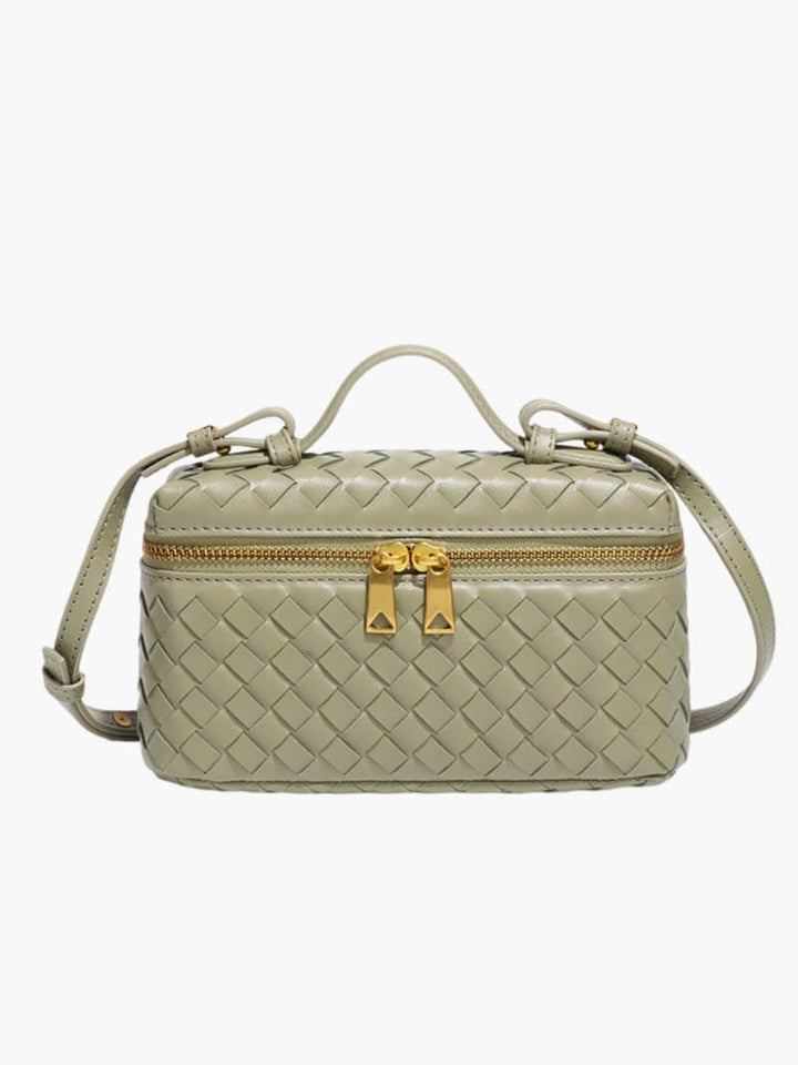 Mini Caja Celeste: Bolso de Mano