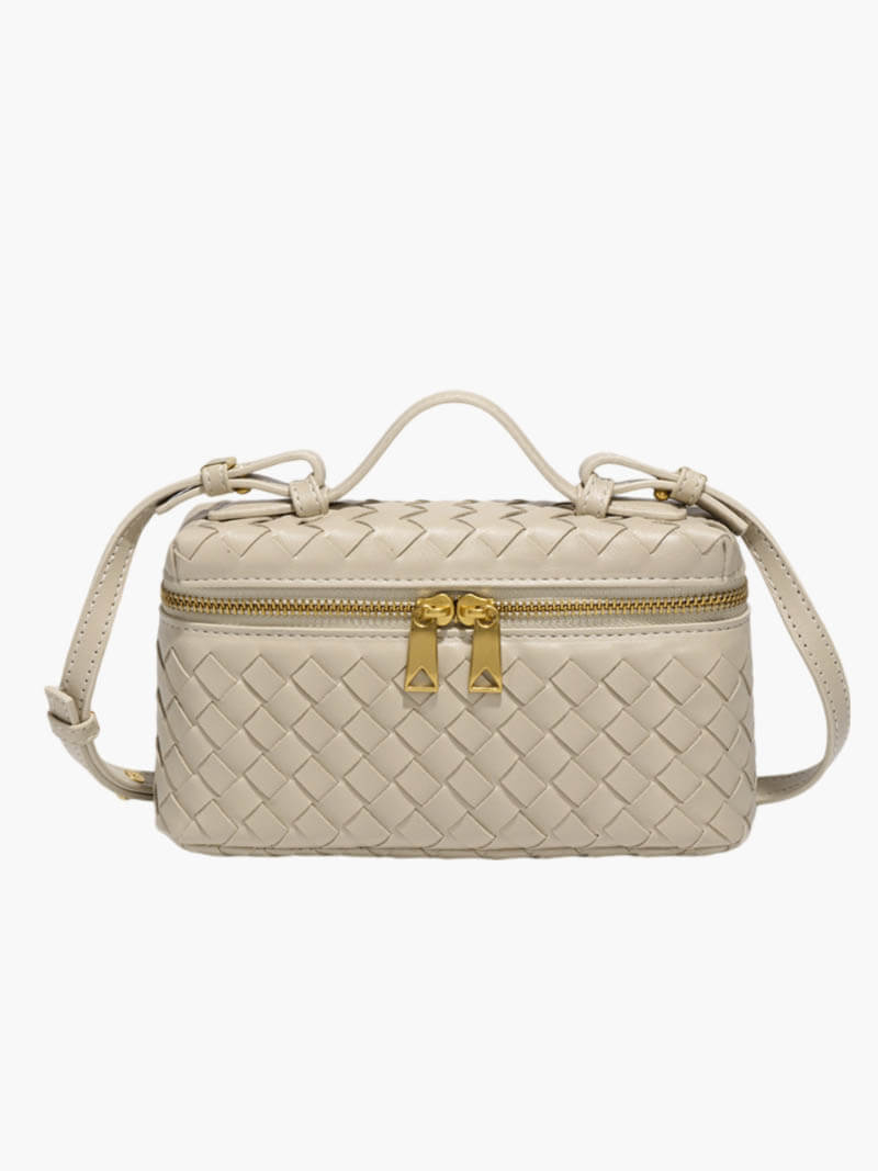 Mini Caja Celeste: Bolso de Mano