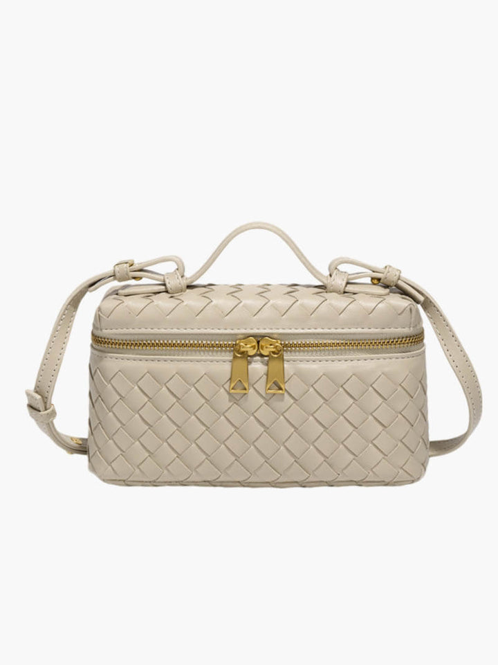 Mini Caja Celeste: Bolso de Mano