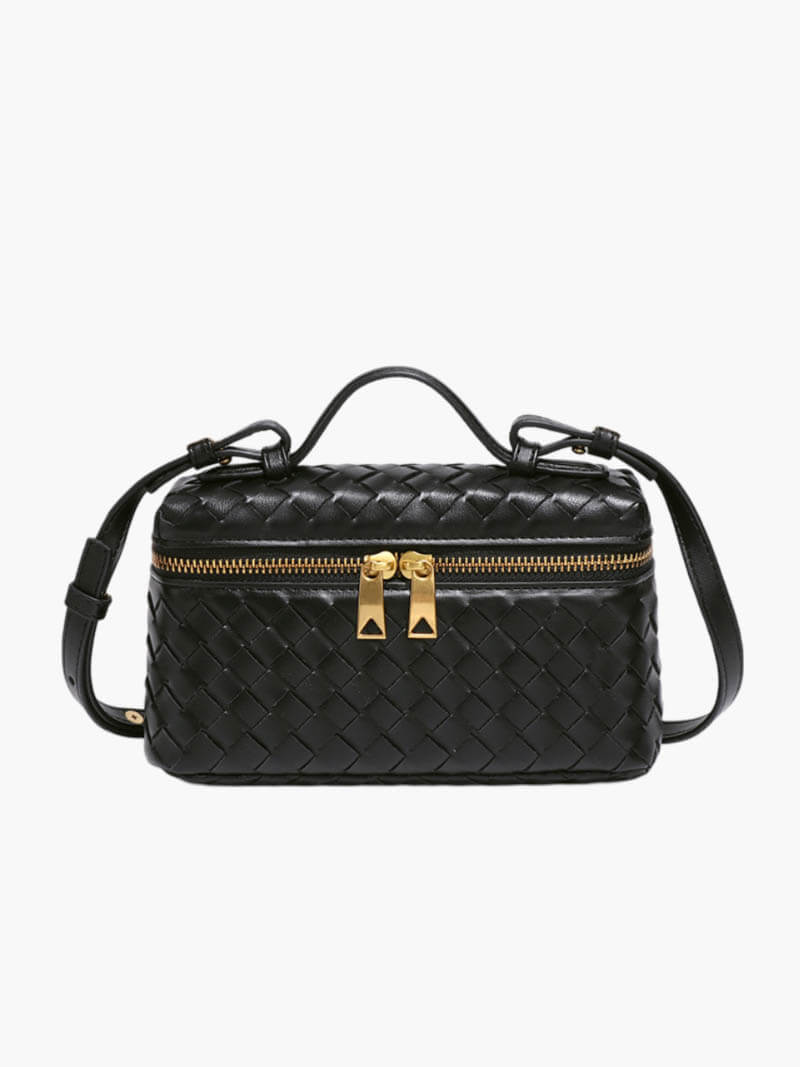 Mini Caja Celeste: Bolso de Mano