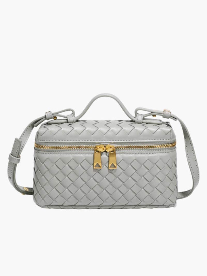 Mini Caja Celeste: Bolso de Mano