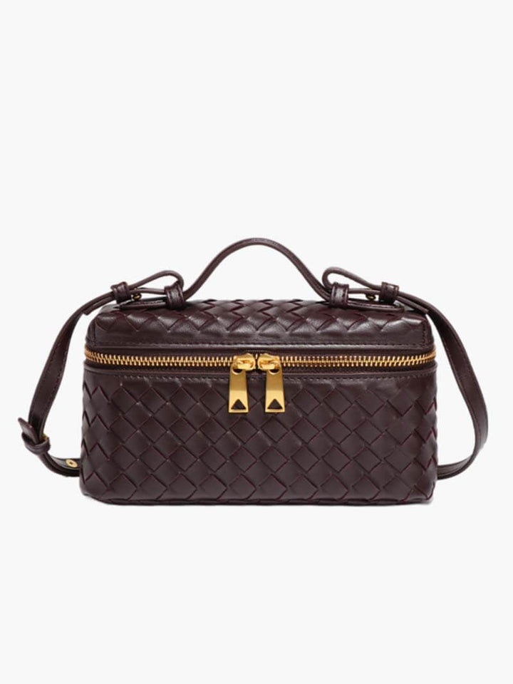 Mini Caja Celeste: Bolso de Mano