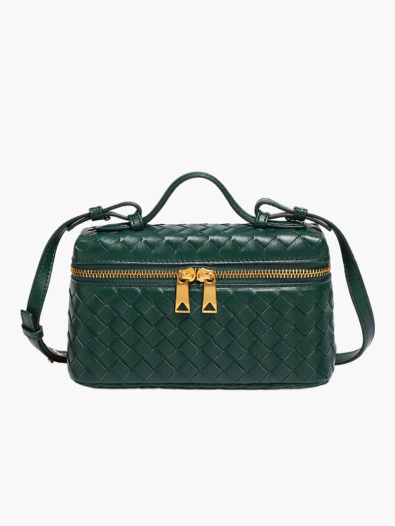 Mini Caja Celeste: Bolso de Mano