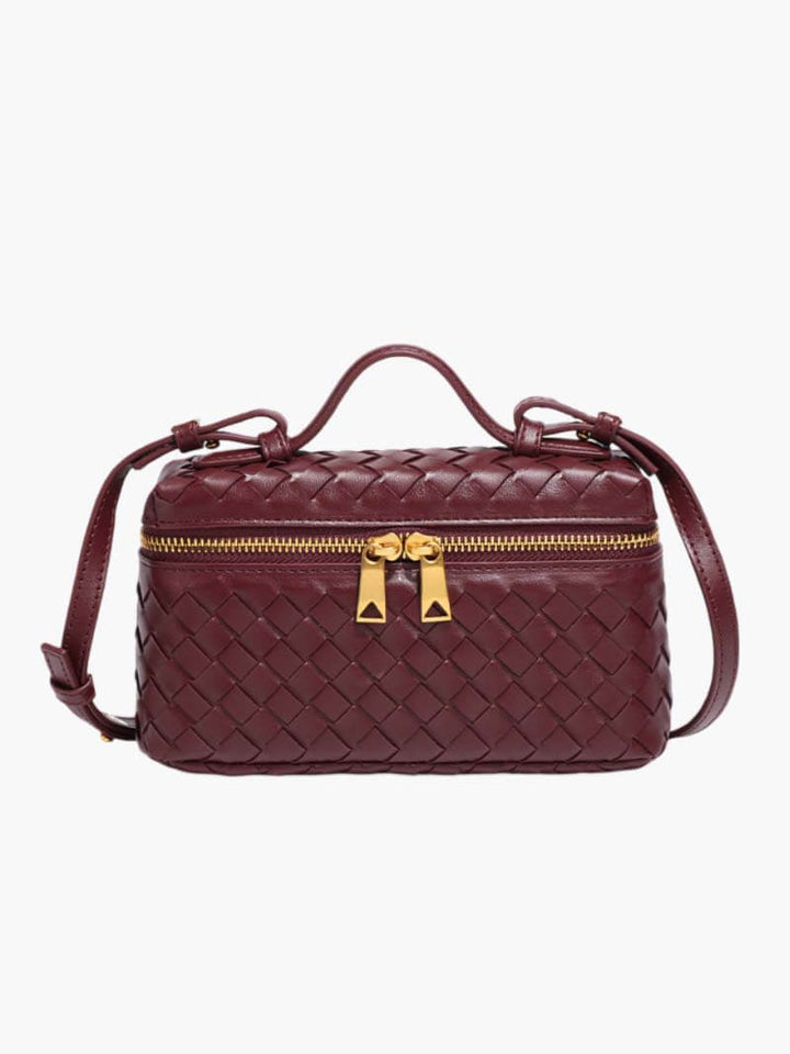 Mini Caja Celeste: Bolso de Mano