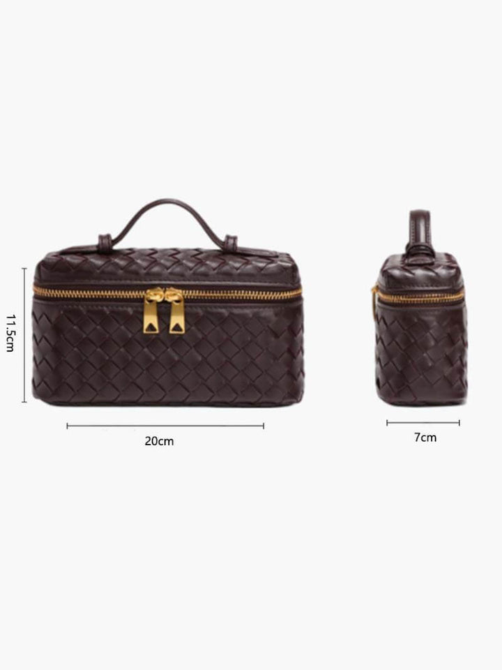Mini Caja Celeste: Bolso de Mano