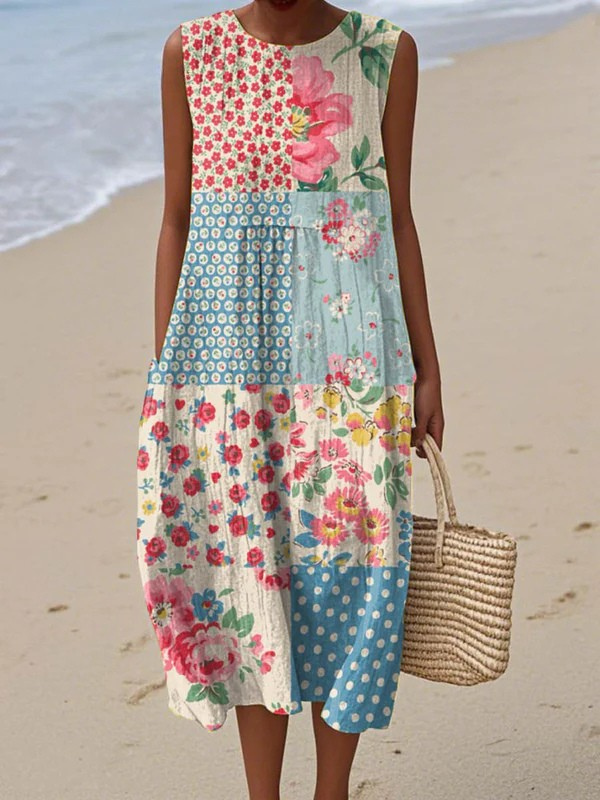 Anna | Vestido Midi de Patches