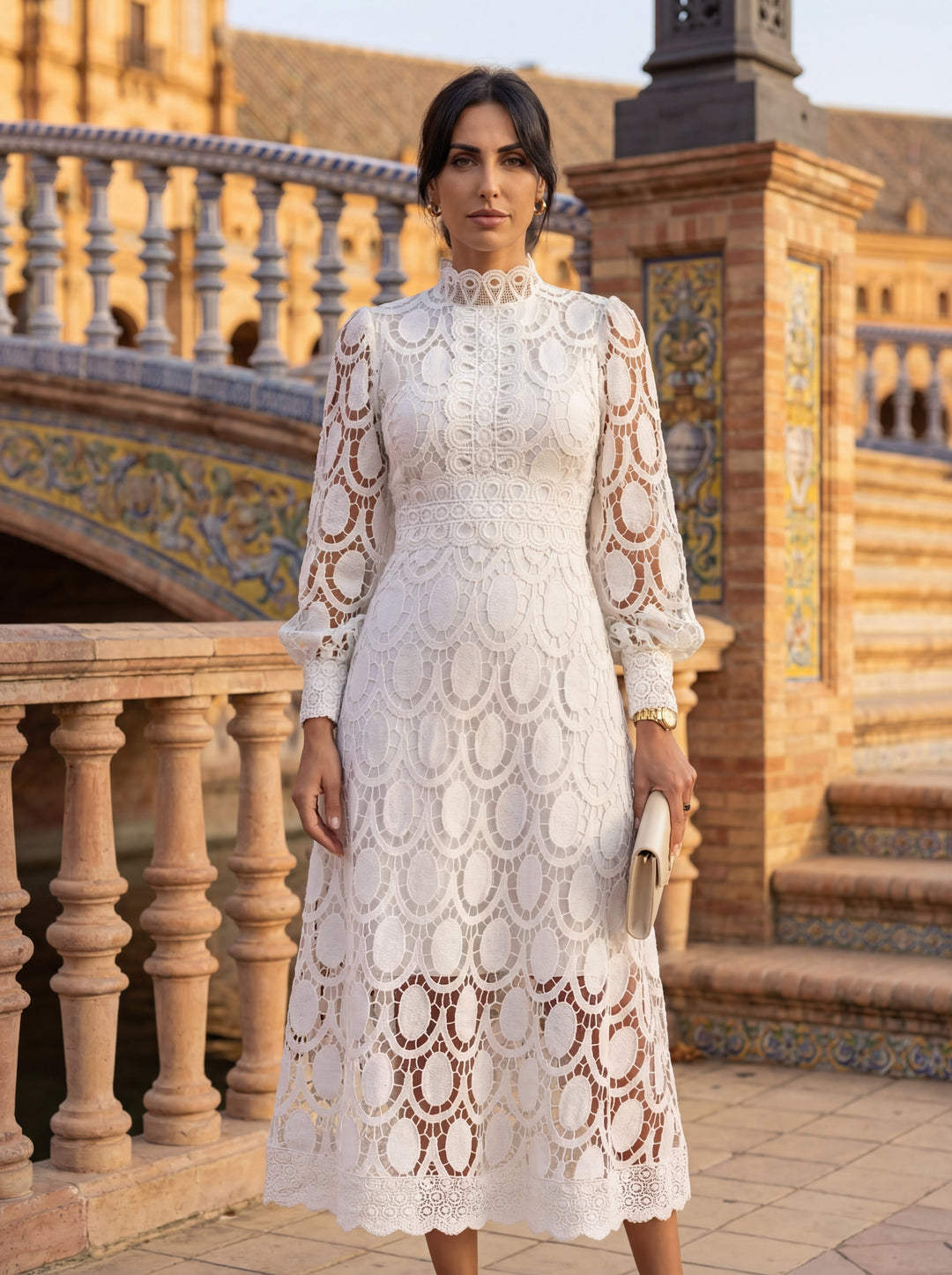 Carmona | Vestido de Encaje Primaveral