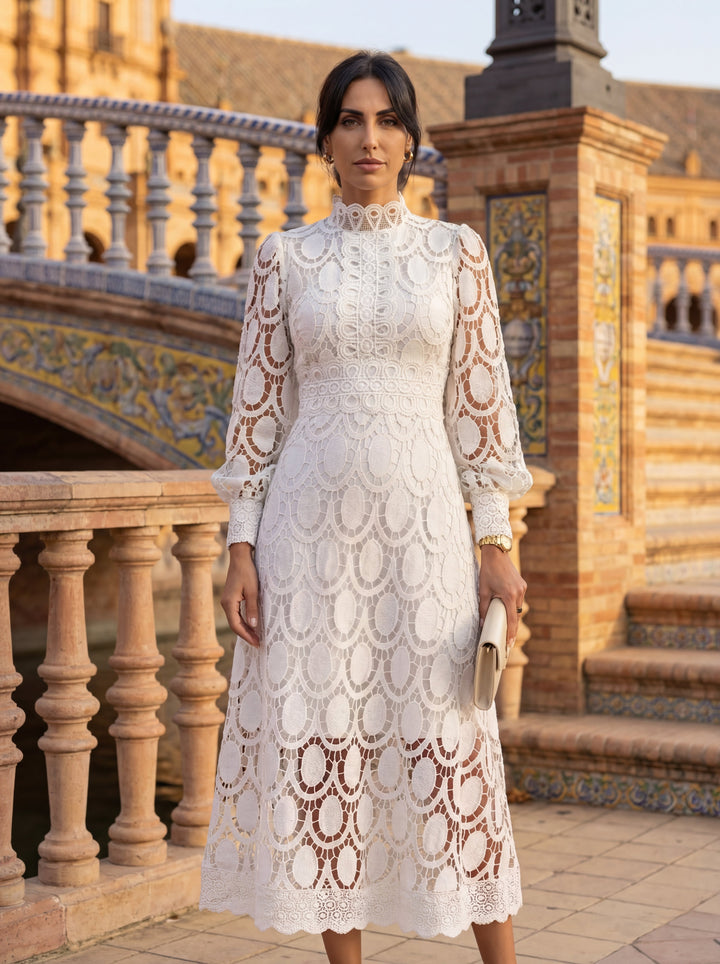 Carmona | Vestido de Encaje Primaveral