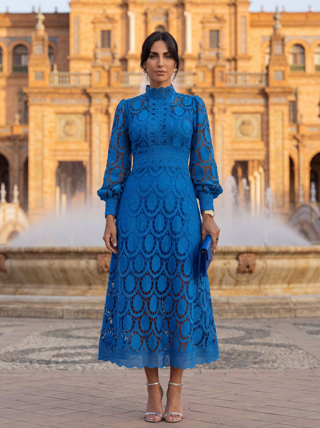 Carmona | Vestido de Encaje Primaveral