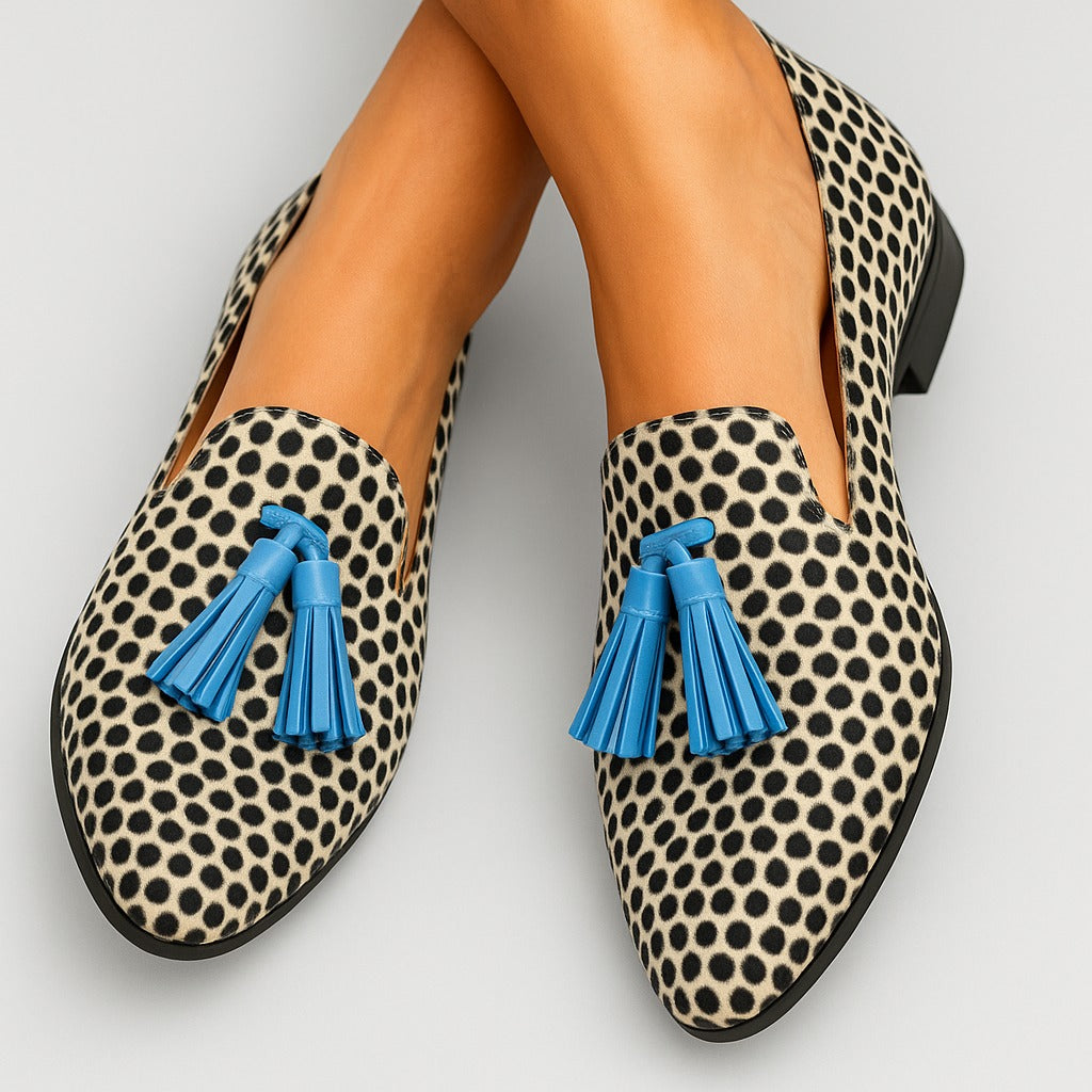 Madeleine - Mocasines con Adorno de Borlas
