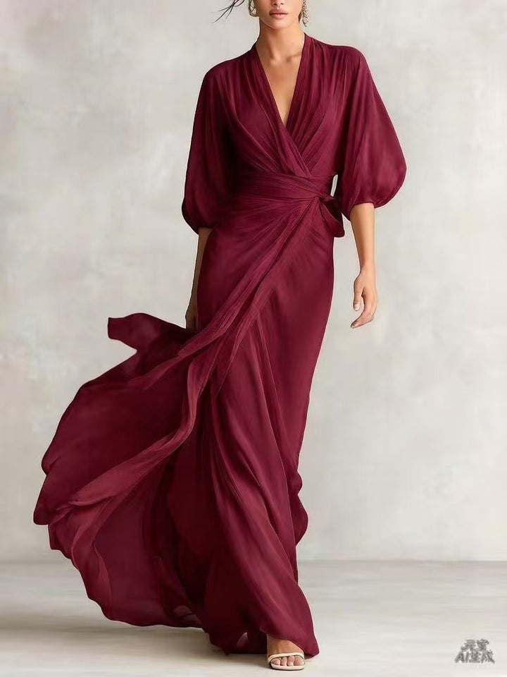 Sefa - Vestido de Chifón Transparente