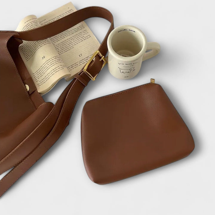 Isidore – Sofisticado Bolso de Cuero para Hombro