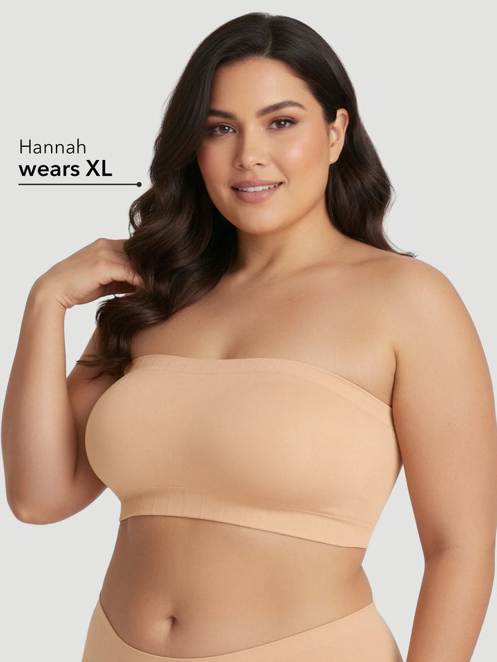Sujetador Bandeau Convertible sin Tirantes