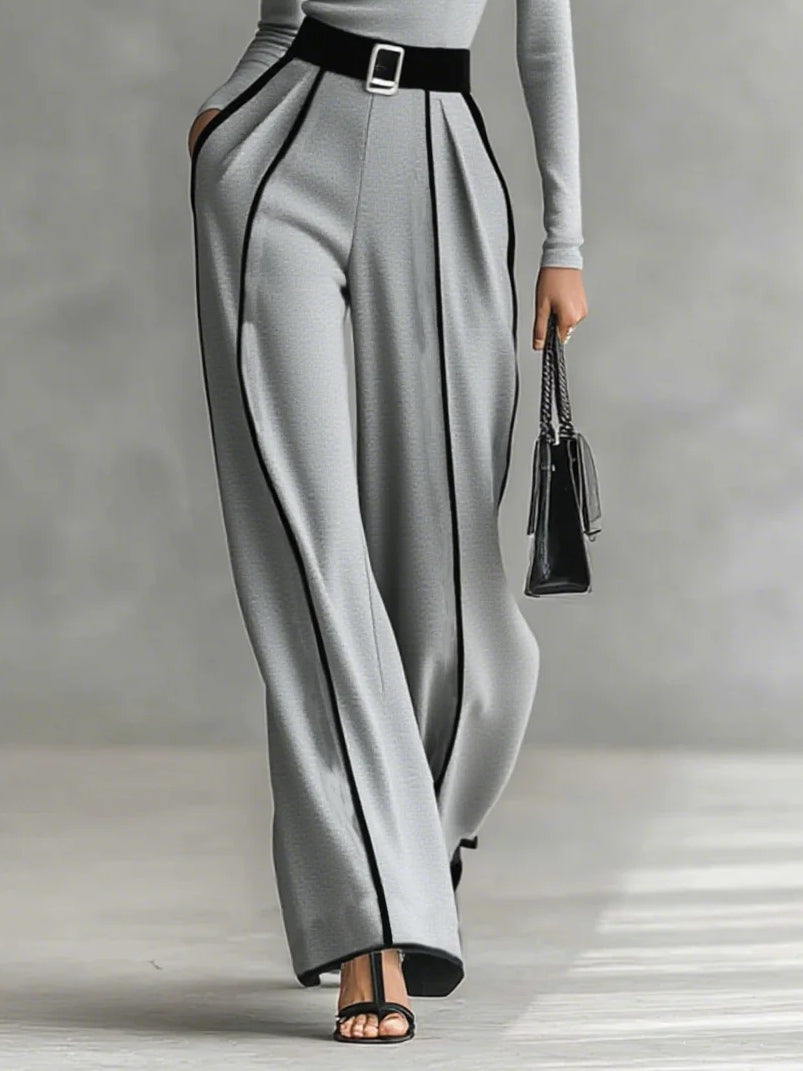 Vera™ | Conjunto elegante con detalle de contraste