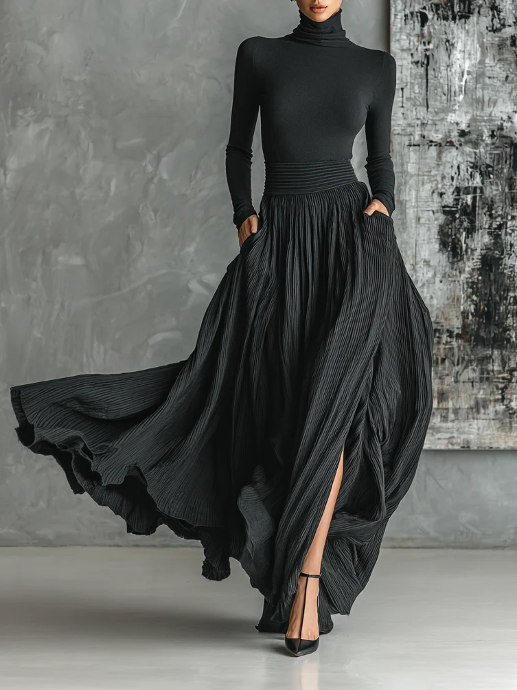 Eva™ | Conjunto elegante con falda plisada