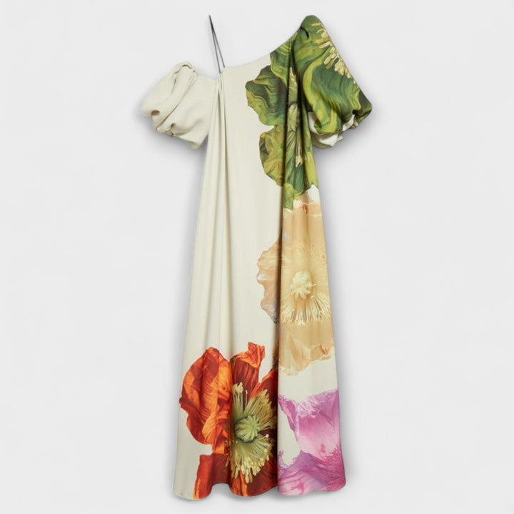 Melodija - vestidos maxi asimétricos con flores