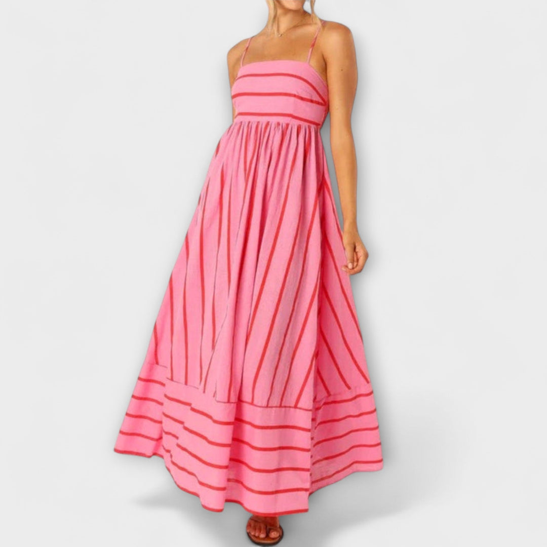 Svea - Vestido maxi en Bare Bloom