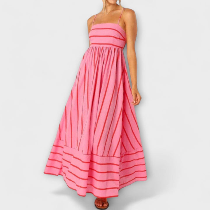 Svea - Vestido maxi en Bare Bloom