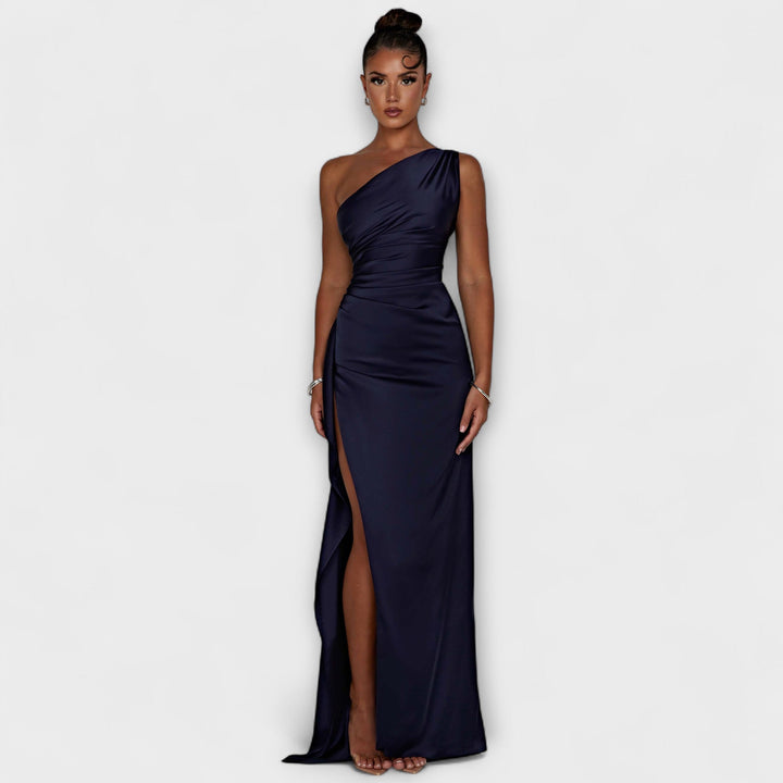 Vestido maxi con un solo tirante