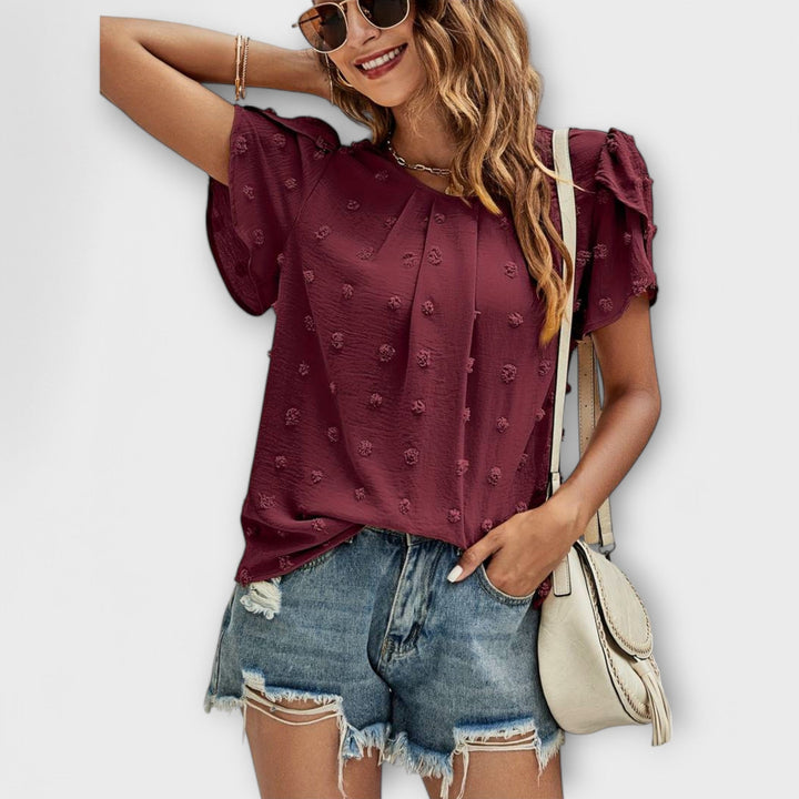 Charlotte - Blusa perfecta con lunares