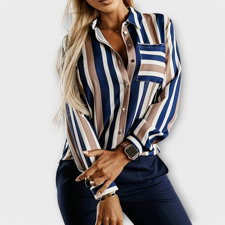 Emily - blusa a rayas holgada y cómoda