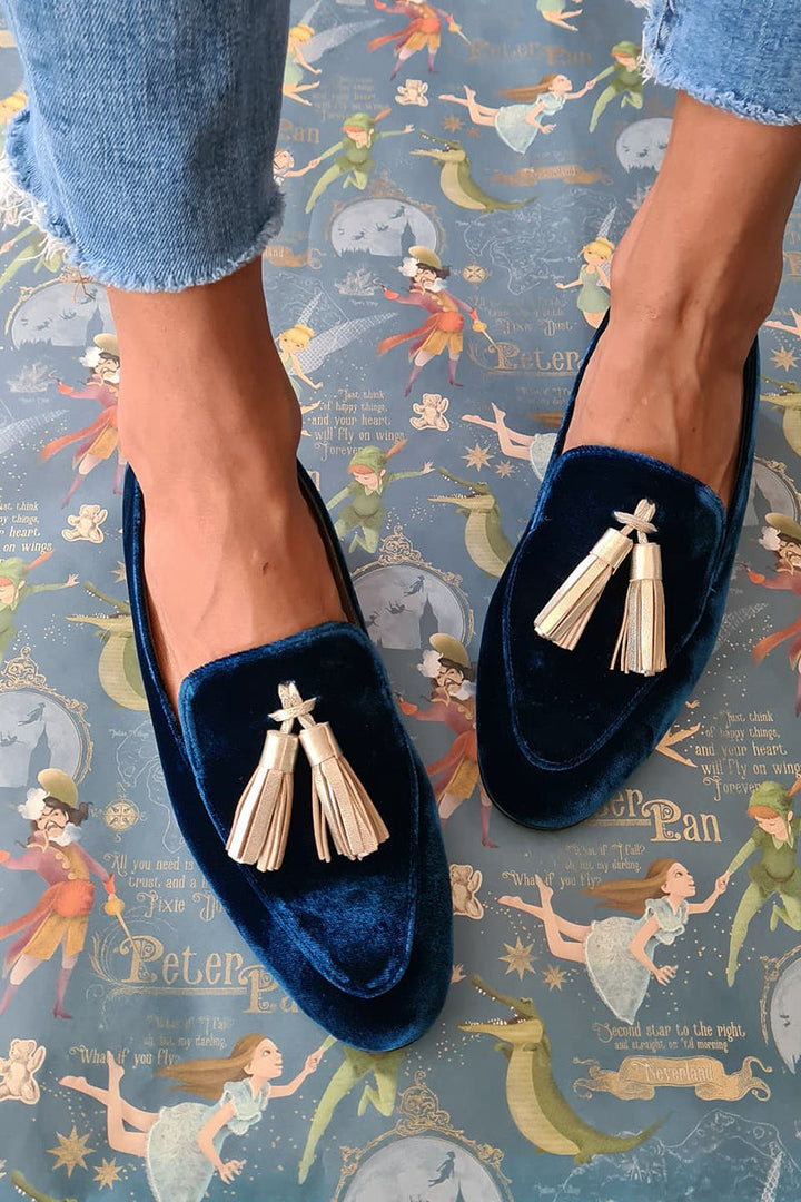 Mai™ - Zapatilla retro sin cordones con detalles de flecos