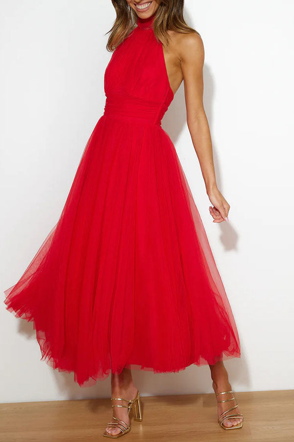 Phoebe - Vestido Midi con Falda Larga y Elegante