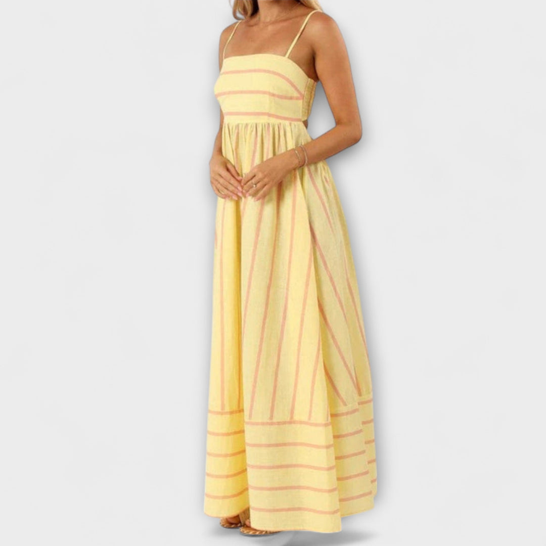Svea - Vestido maxi en Bare Bloom