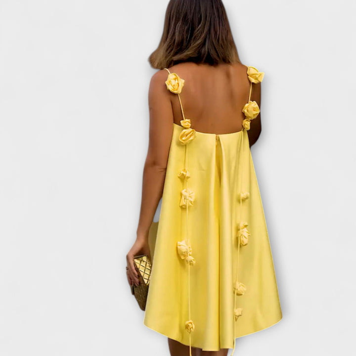 Jordan - Vestidos mini sin mangas con estampado floral