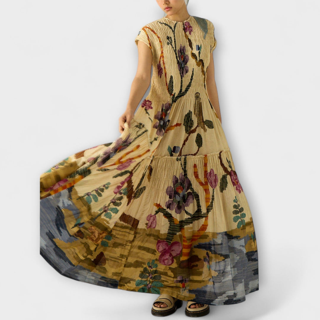 Amara - Prenda con volantes y estampado animal
