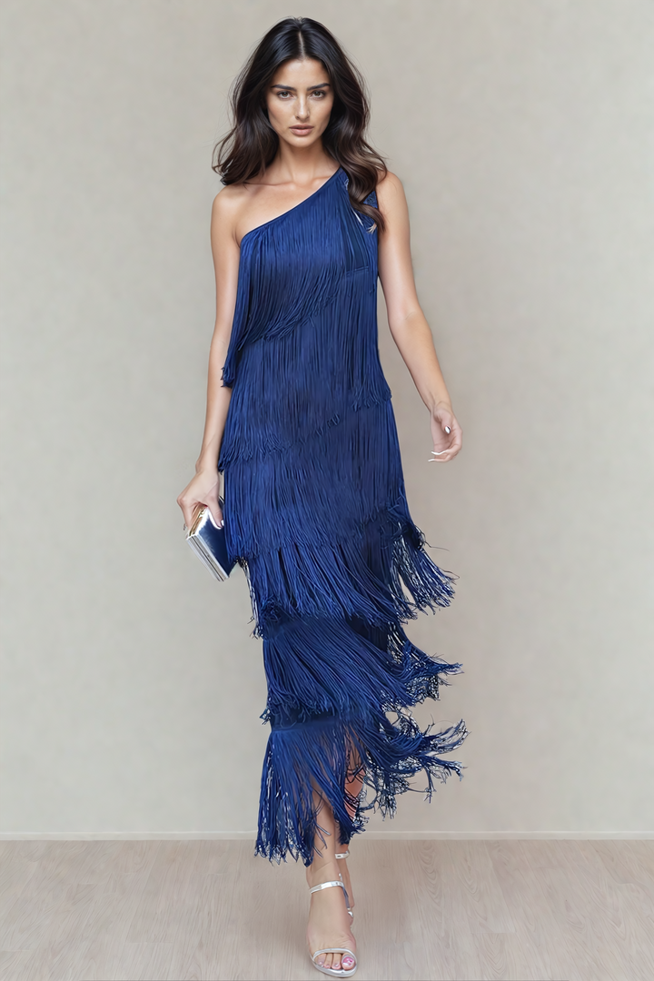 Lauren - Vestido Maxi con Borlas