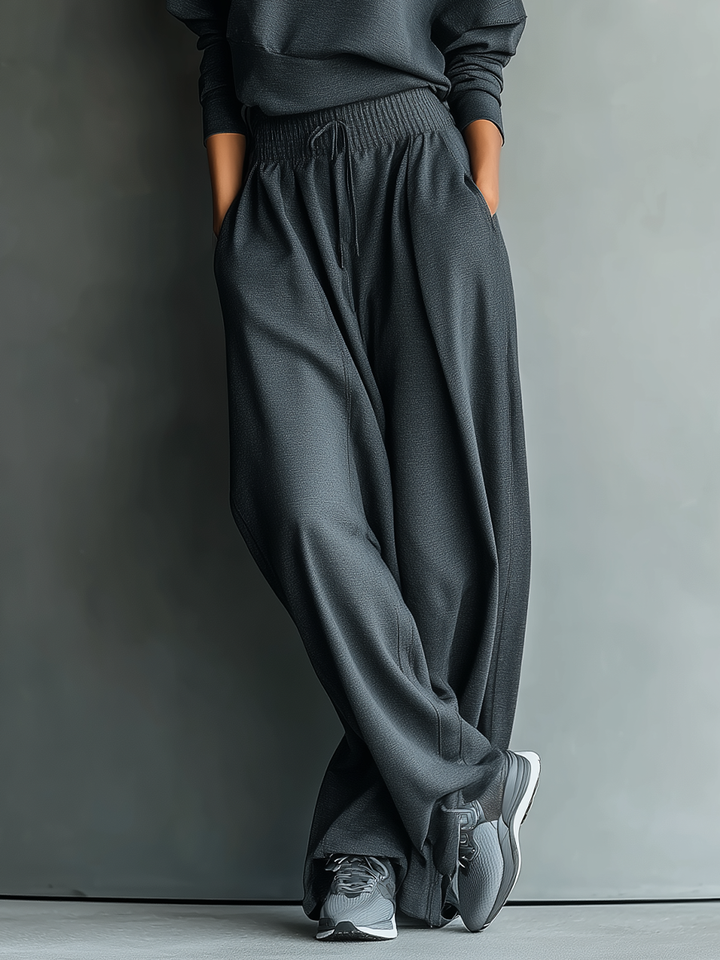 Pantalones de Punto Amplios