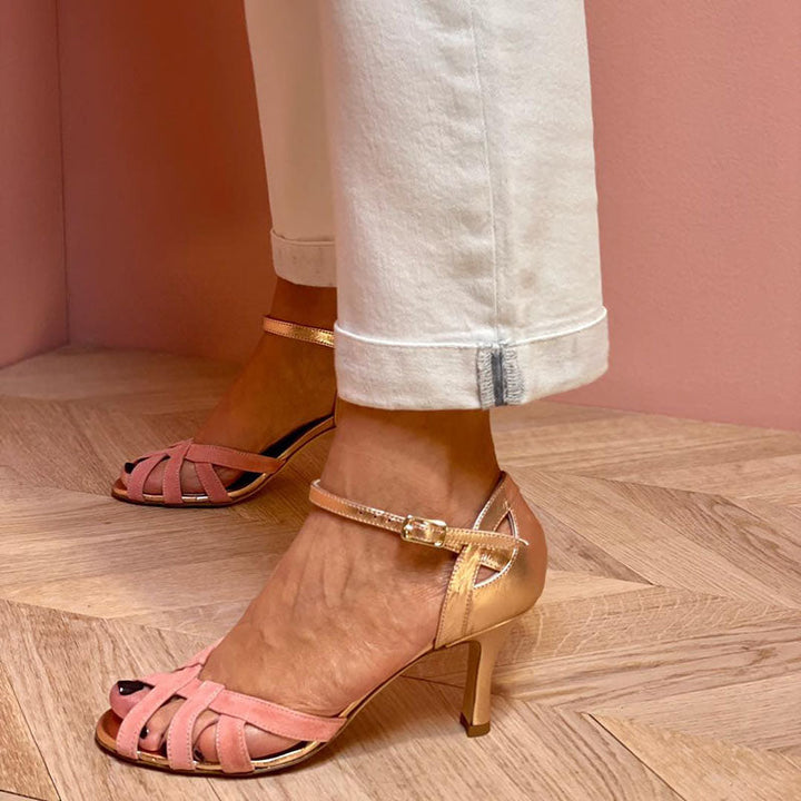 Vita™ - Zapatos de Tacón Peep Toe Elegantes