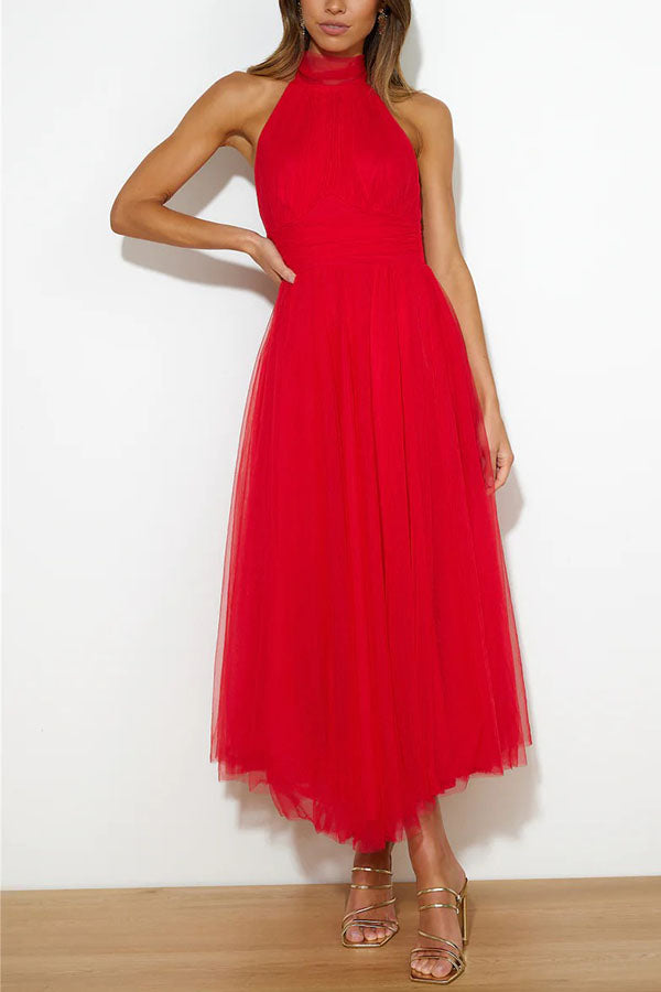 Phoebe - Vestido Midi con Falda Larga y Elegante