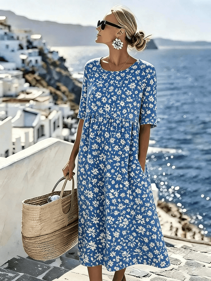 Grace™ - Elegante Vestido Midi Floral de Verano