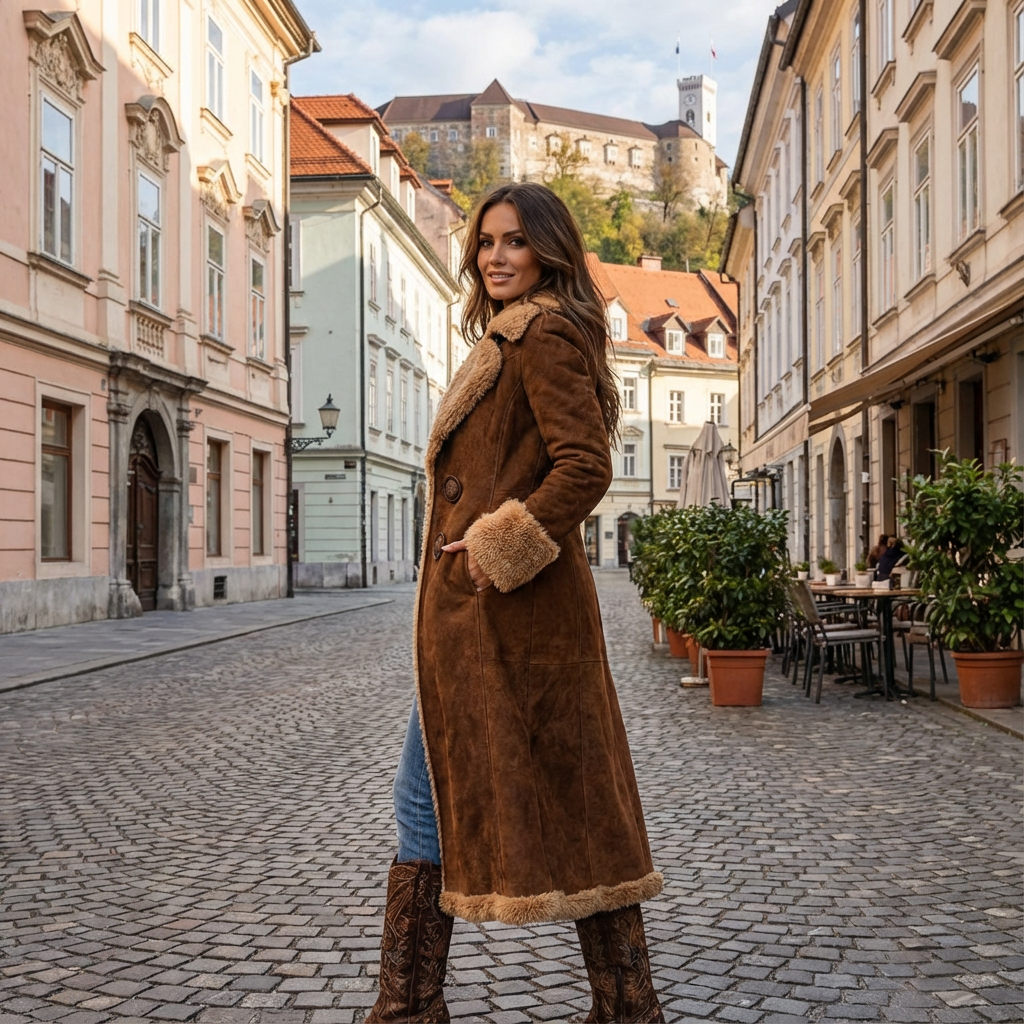 Claire | Abrigo de invierno largo y elegante