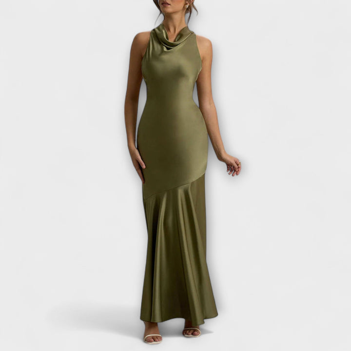 Lennon - Vestidos maxi elegantes de seda