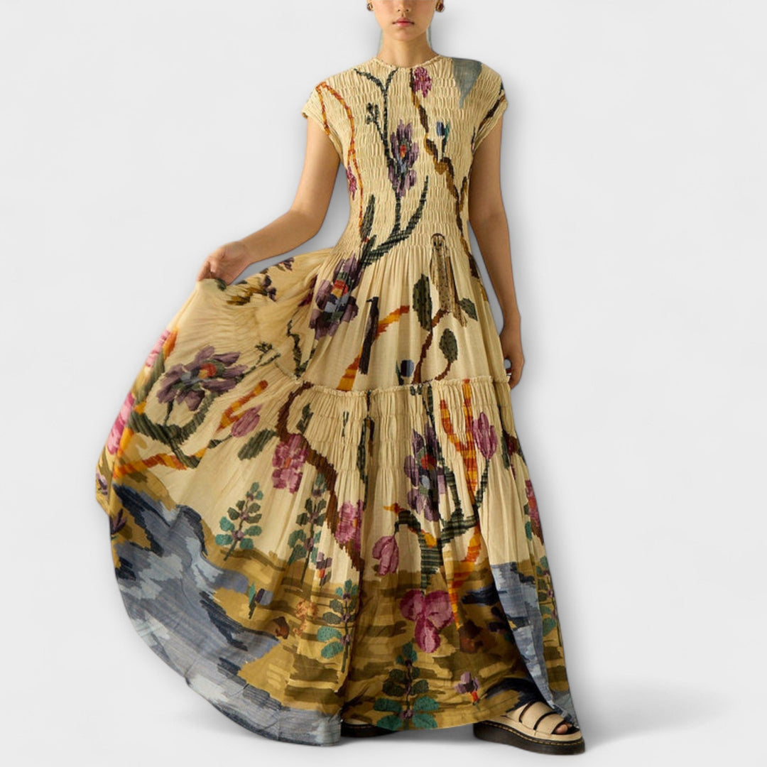 Amara - Prenda con volantes y estampado animal