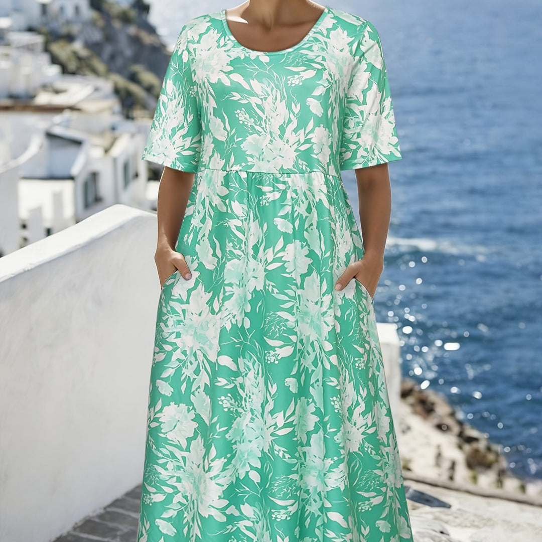 Isla™ | Vestido midi bohemio de estilo costero