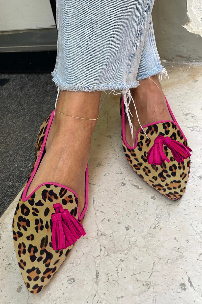 Asma™ - Zapatos Planos con Estampado de Leopardo