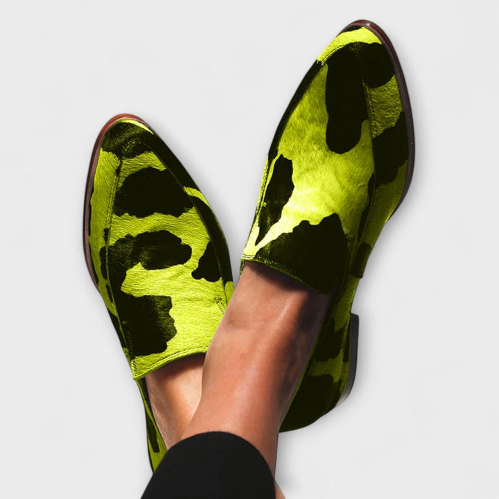 Serena - Mocasines de Cuero de Vaca