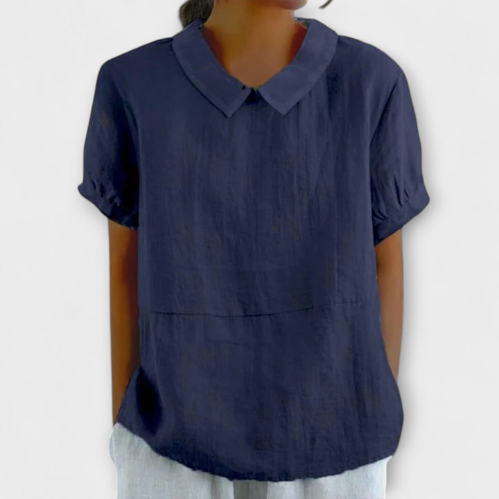 Lia - Blusa de manga corta